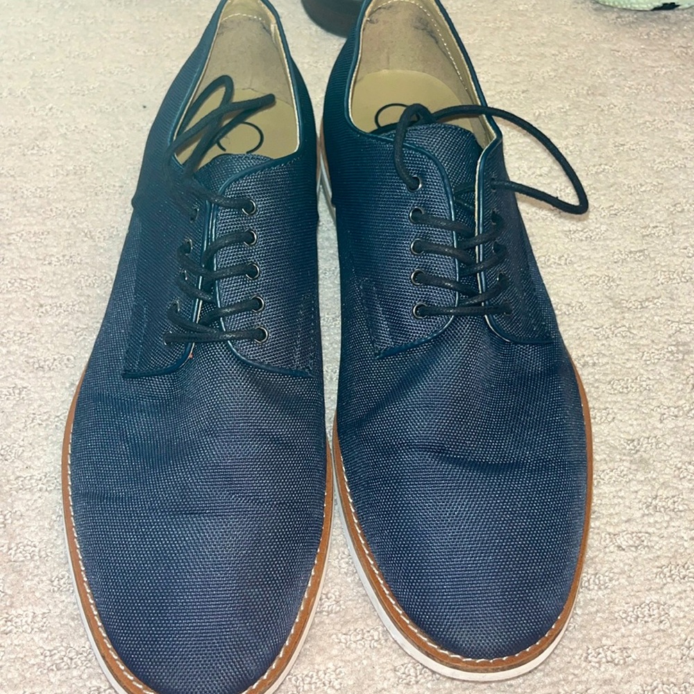 Size 12 Men’s Calvin Klein Navy Adeso Dress shoe